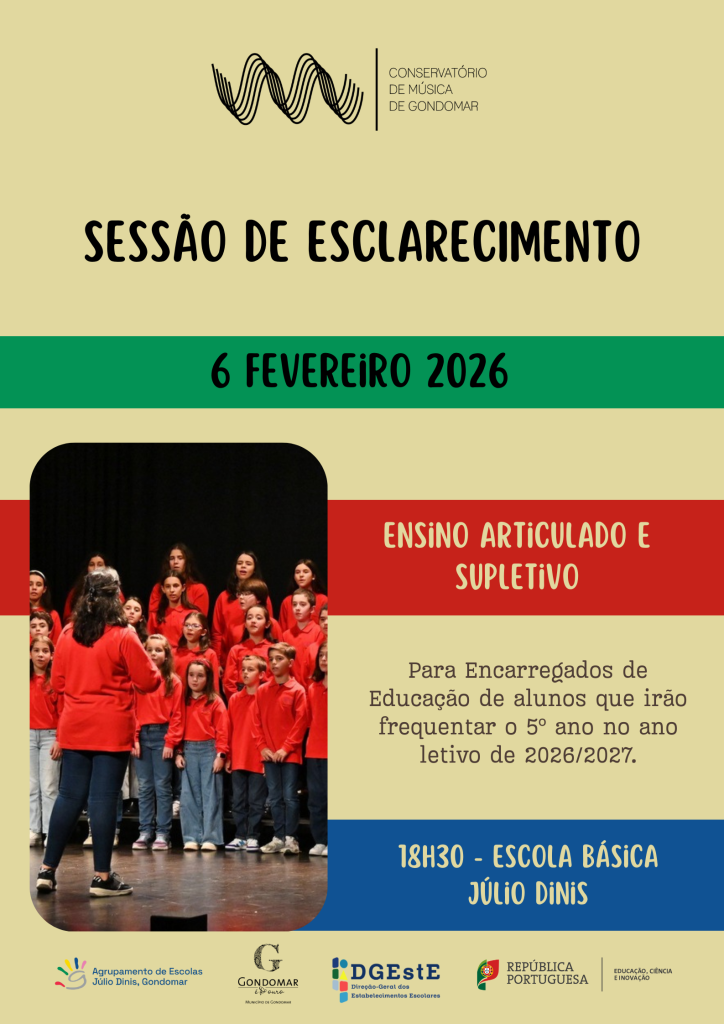 Cartaz Conservatório de Música de Gondomar